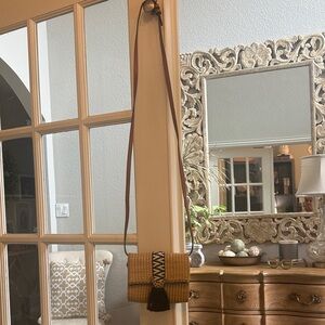 Small Woven Straw Crossbody